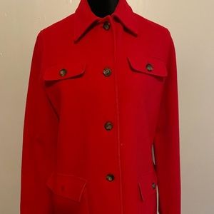 Harry Bernard women’s coat red  size 6